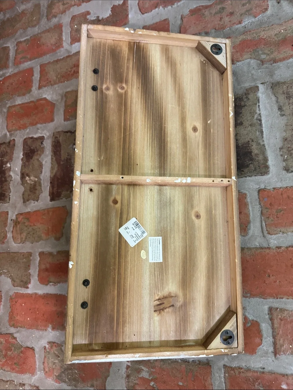 Thankful Wooden Wall Sign/Shelf with Hooks